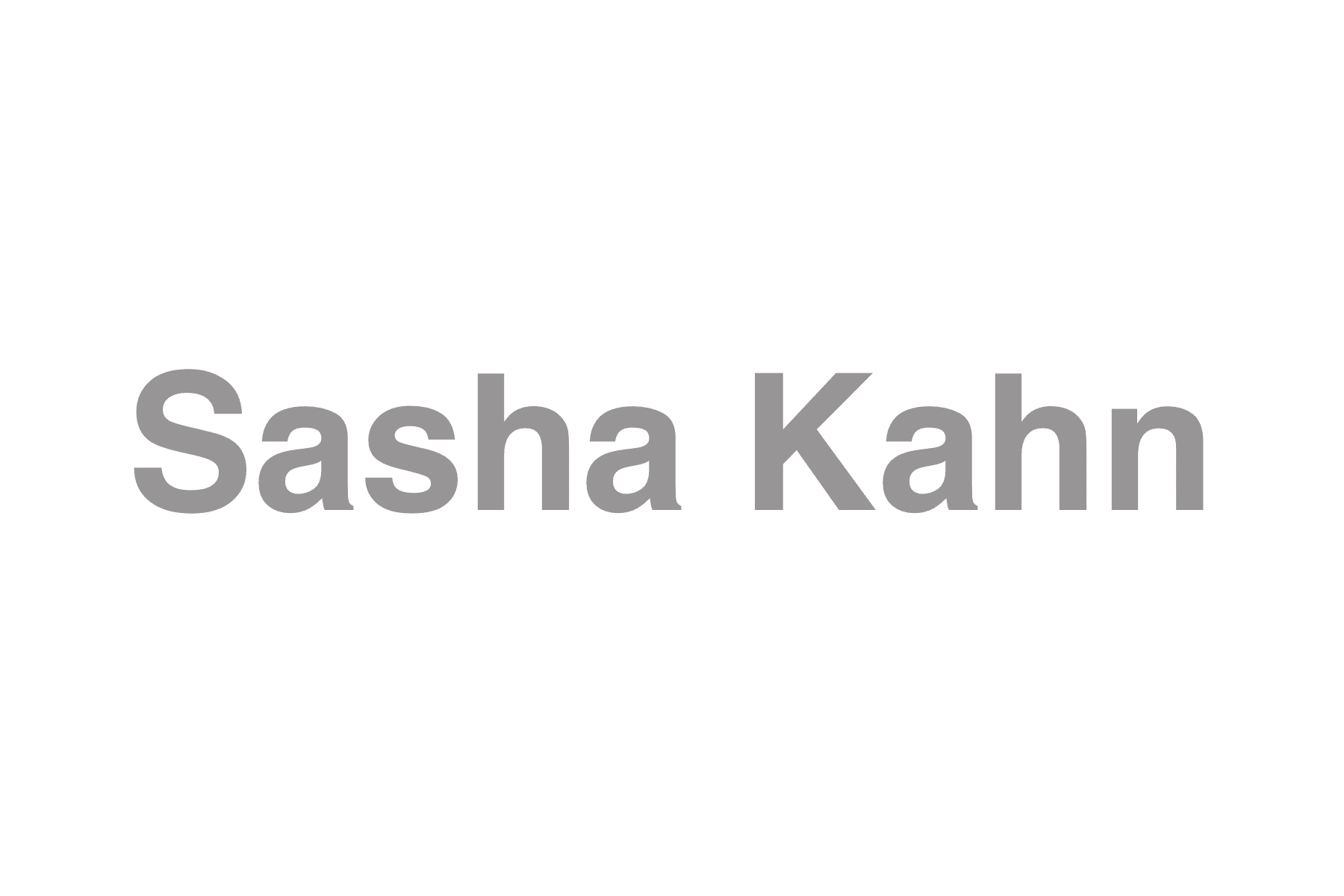 Sasha Kahn